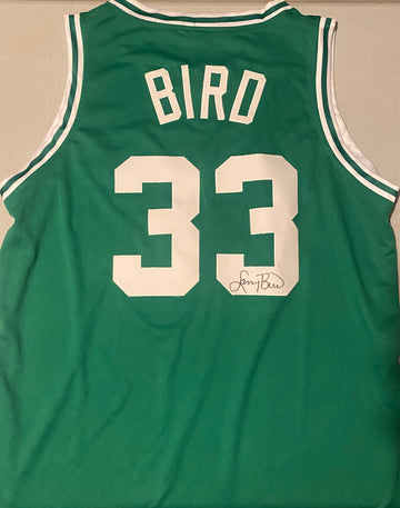 Larry Bird Autographed Replica Celtics Jersey - #04