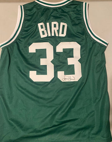 Larry Bird Autographed Replica Celtics Jersey - 02