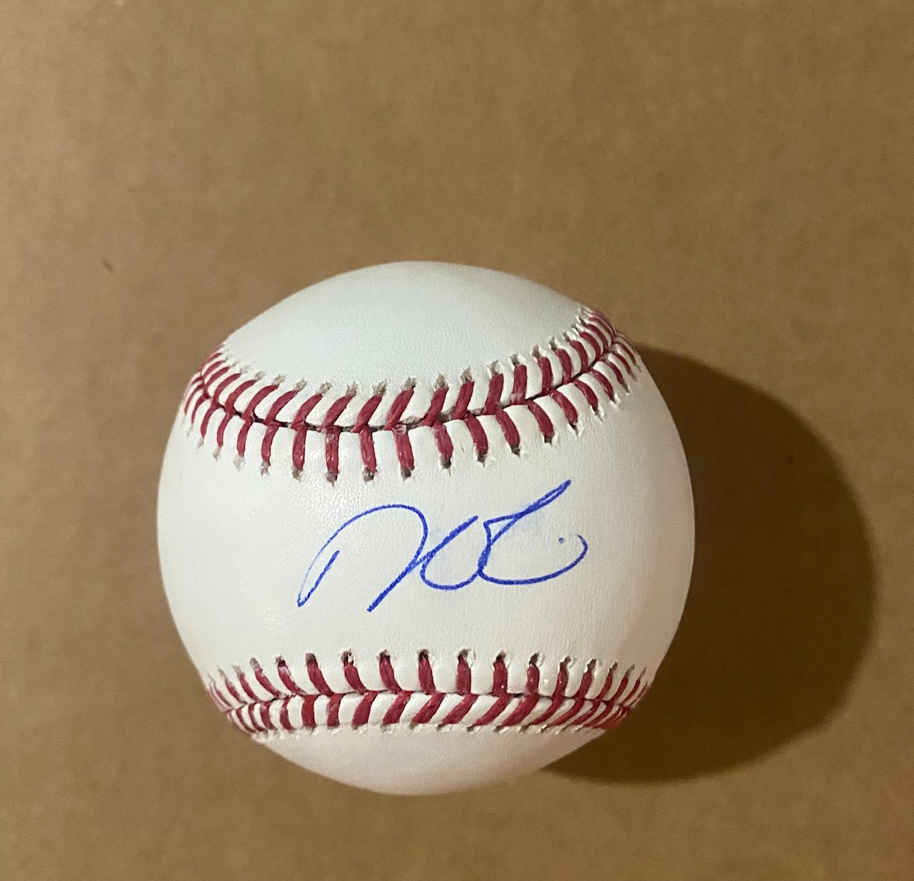 Dustin Pedroia Autographed Baseball- 01