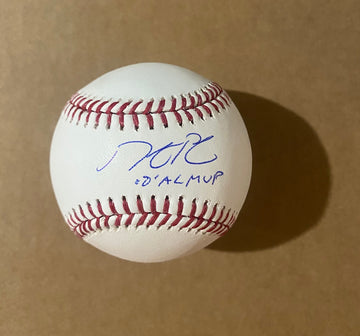 Dustin Pedroia Autographed Baseball- 03
