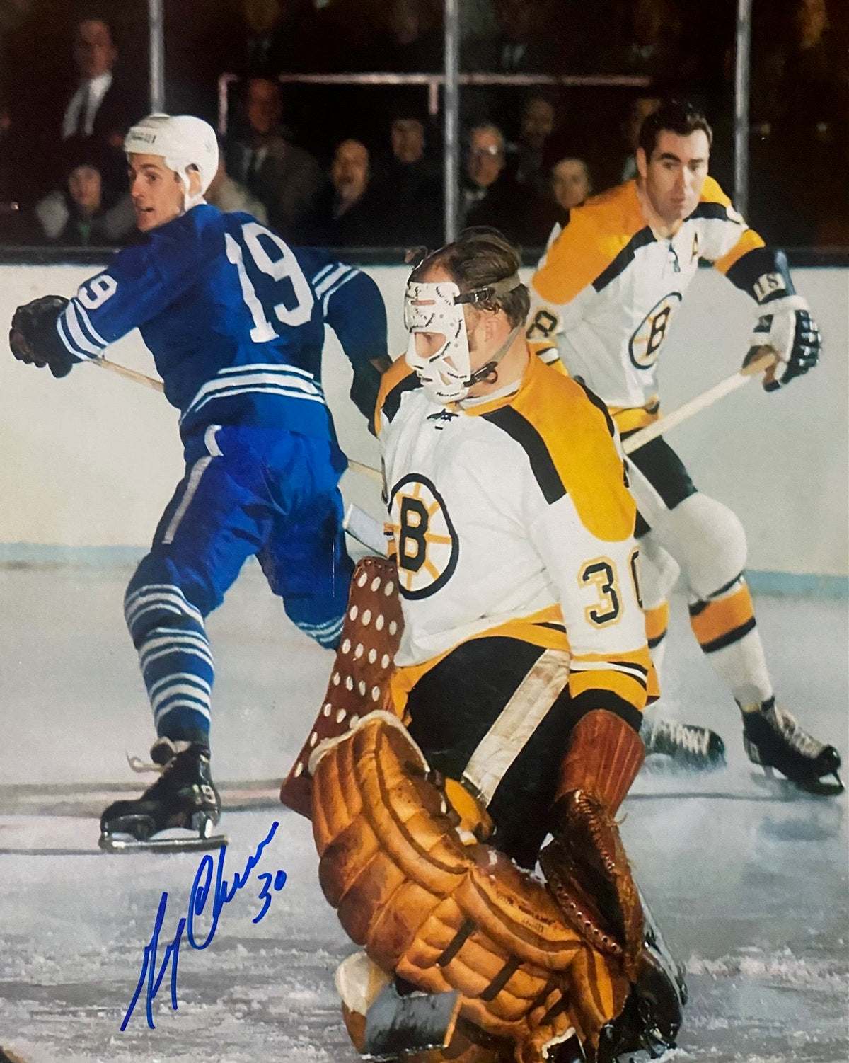 Gerry Cheevers Autographed 8x10 - 24