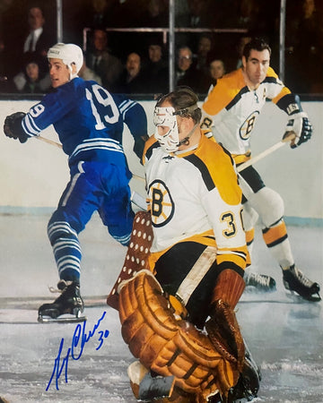 Gerry Cheevers Autographed 8x10 - 24
