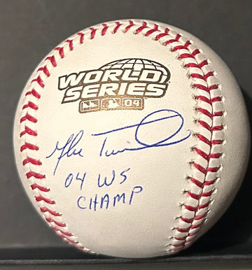 Mike Timlin Autographed 2004 World Series Baseball - 02