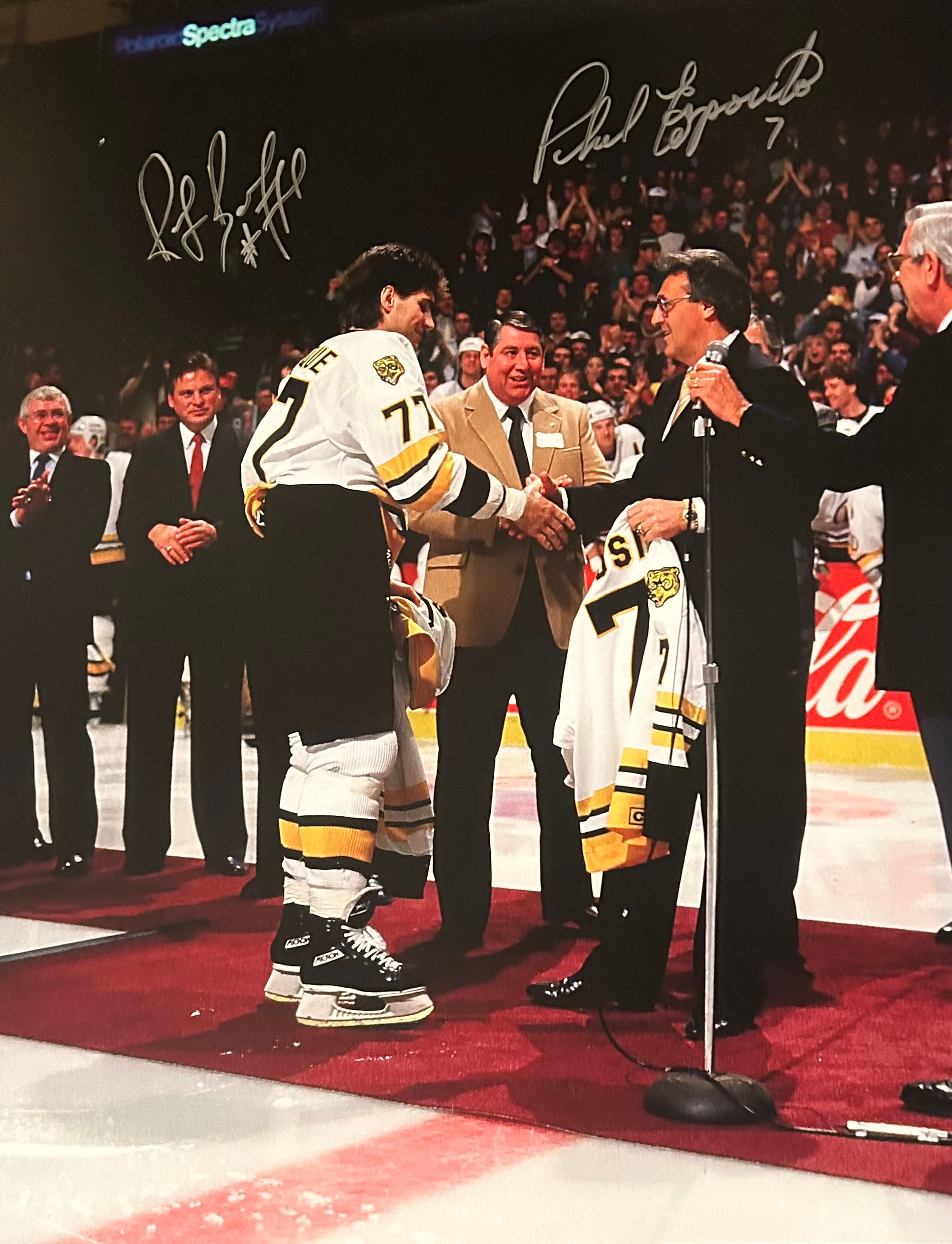 Ray Bourque and Phil Esposito Autographed 16x20 Photo