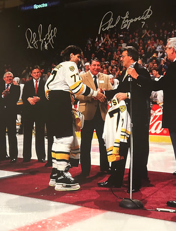 Ray Bourque and Phil Esposito Autographed 16x20 Photo