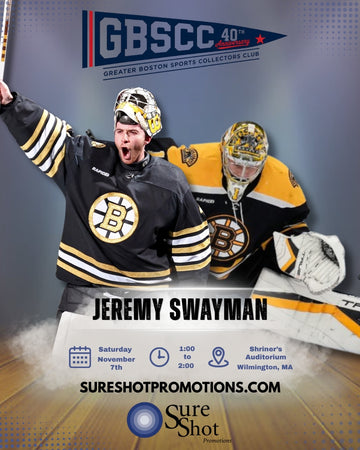 Jeremy Swayman Public Autograph Signing: SATURDAY 11/7/2026
