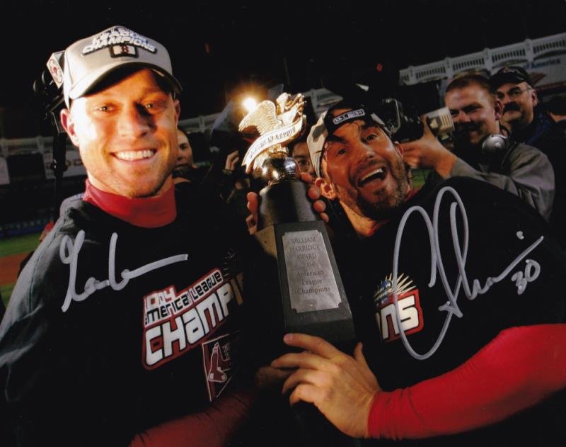 Gabe Kapler and Curtis Leskanic Autographed 16x20 Photo