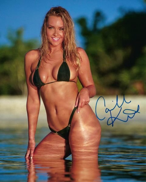 Camille Kostek Autographed 8x10 Photo - 03