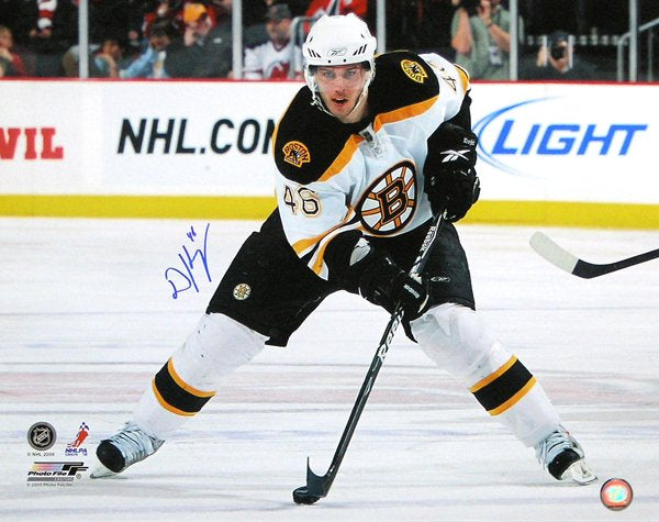 David Krejci Autographed 16x20 Photo