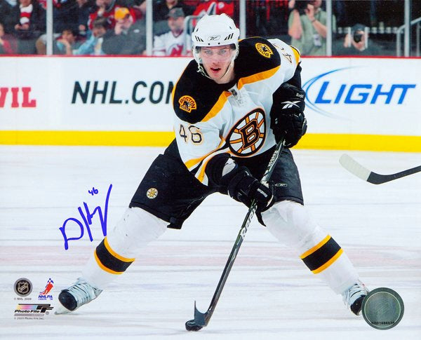 David Krejci Autographed 8x10 Photo