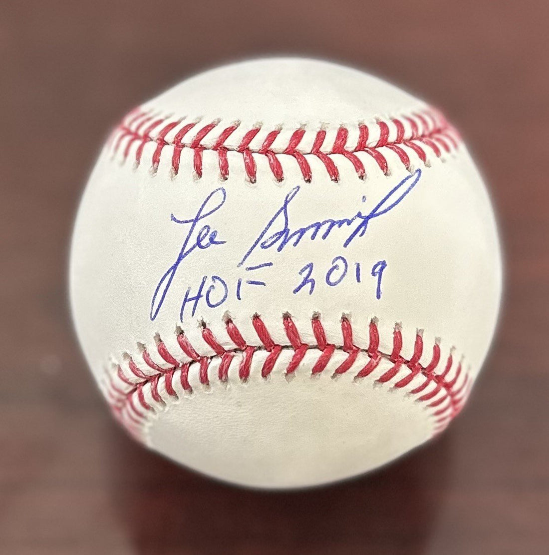 Lee Smith Autographed Baseball - 01