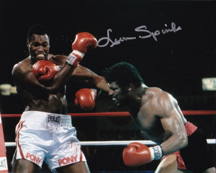 Leon Spinks Autographed 16x20 Photo - 02