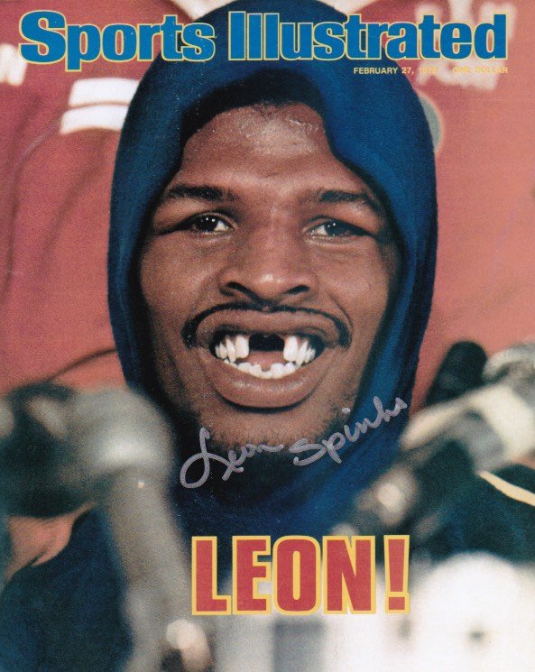 Leon Spinks Autographed 16x20 Photo
