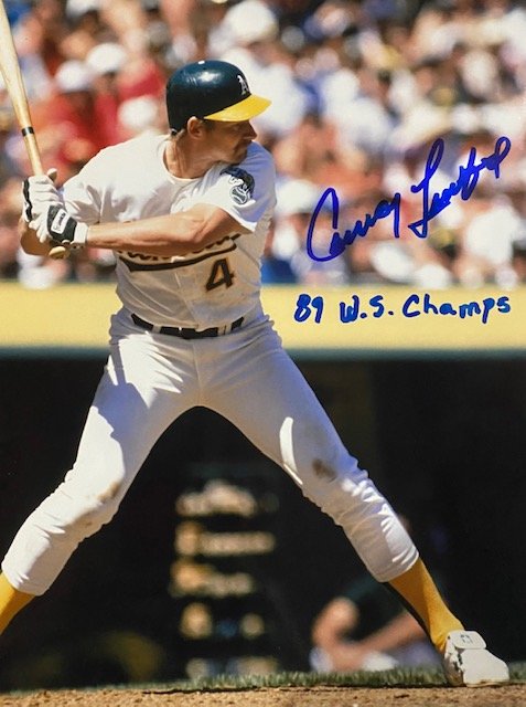 Carney Lansford Autographed 8x10 Photo