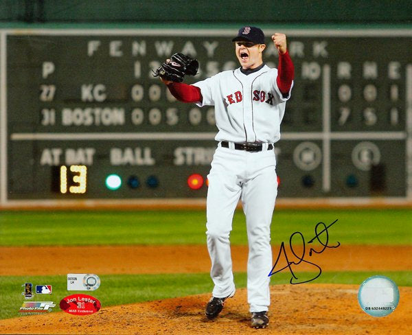 Jon Lester Autographed 8x10 Photo