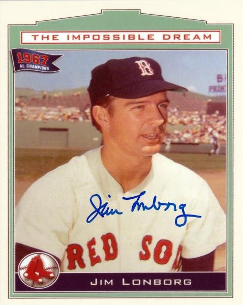 Jim Lonborg Autographed 8x10 Photo