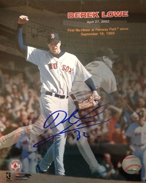 Derek Lowe Autographed 16x20 Photo - 02