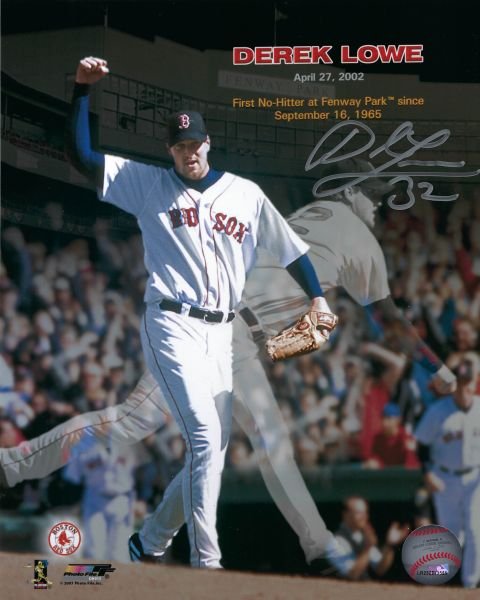 Derek Lowe Autographed 8x10 Photo - 04