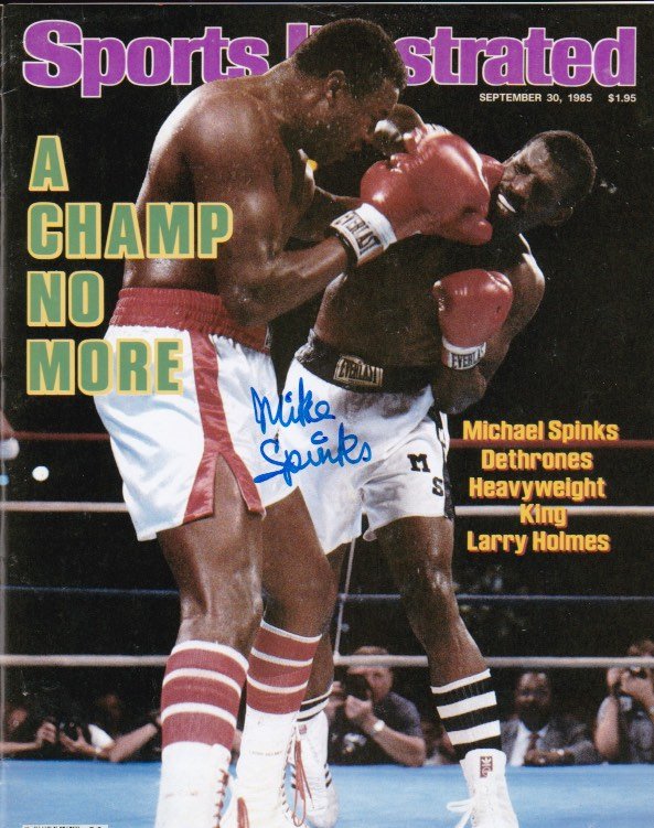 Michael Spinks Autographed 16x20 Photo - 02