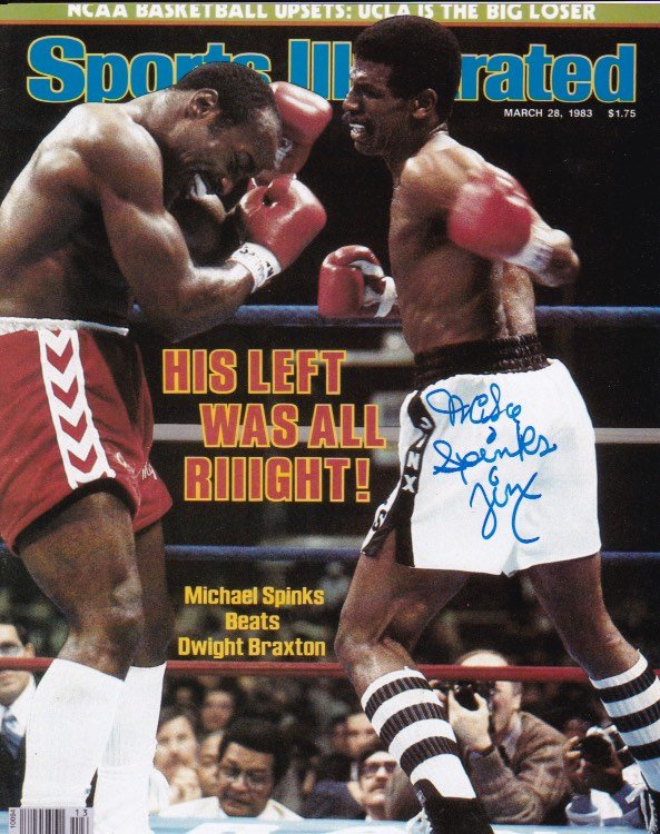 Michael Spinks Autographed 16x20 Photo