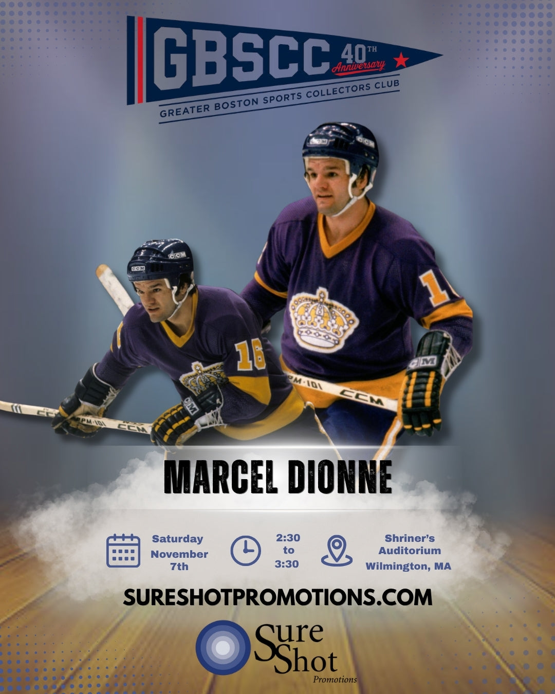 Marcel Dionne Public Autograph Signing: SATURDAY 11/7/2026