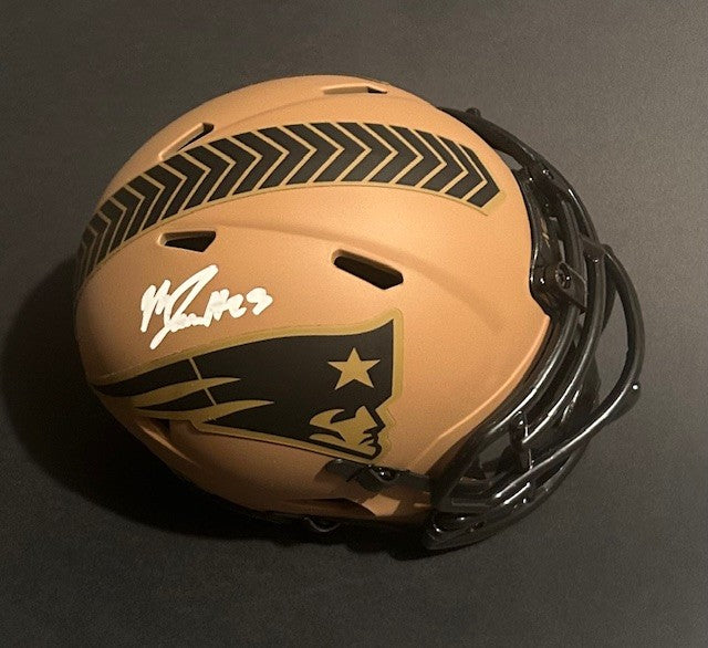 Marcus Jones mini helmet Military Patriots