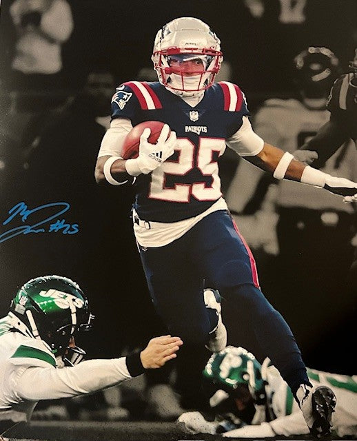 Marcus Jones signed 16x20 Photo Patriots