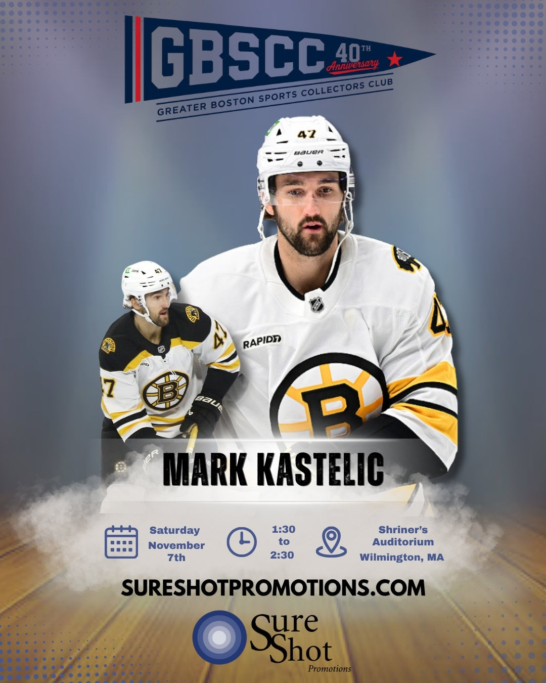 Mark Kastelic Public Autograph Signing: SATURDAY 11/7/2026