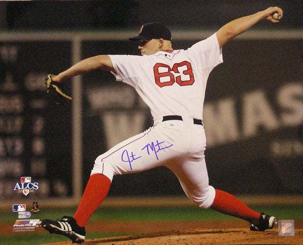 Justin Masterson Autographed 16x20 Photo - 03