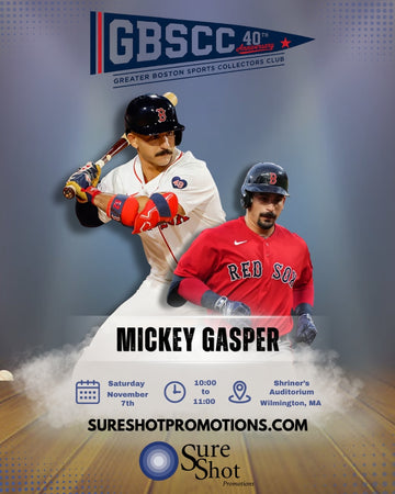 Mickey Gasper Public Autograph Signing: SATURDAY 11/7/2026