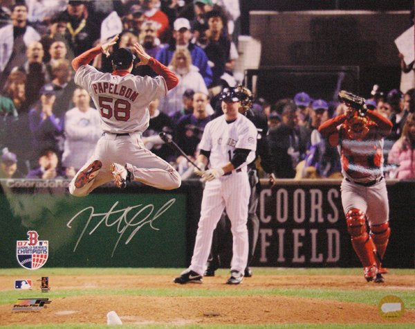 Jonathan Papelbon Autographed 16x20 Photo