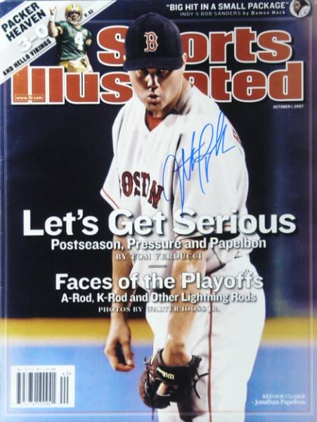 Jonathan Papelbon Autographed 16x20 Photo