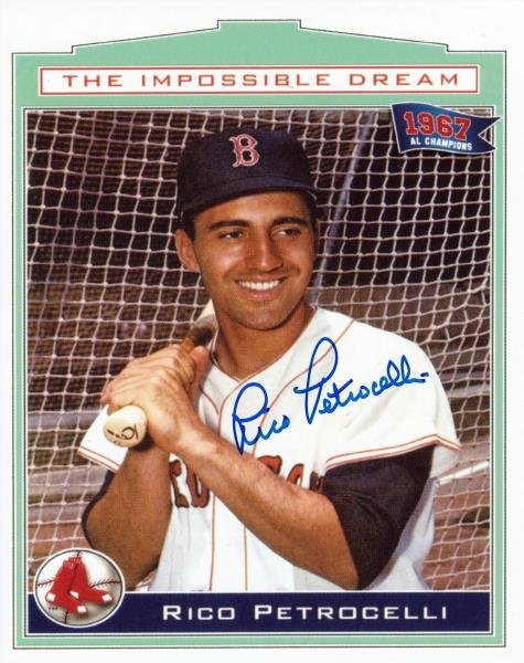 Rico Petrocelli Autographed 8x10 Photo