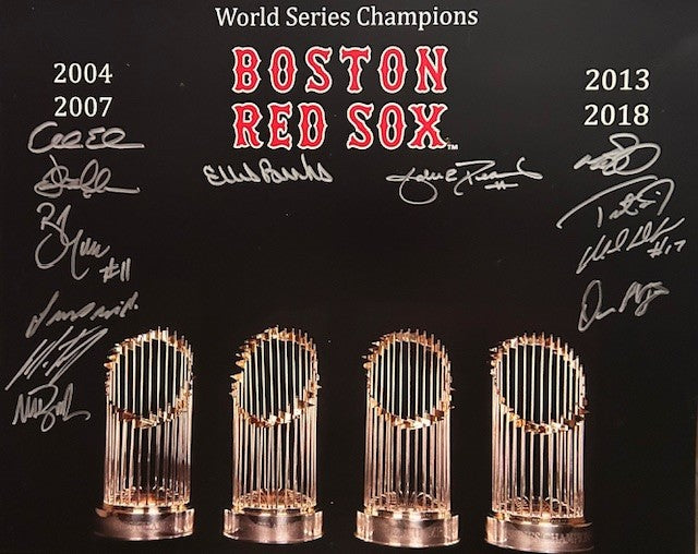 Red Sox World Series Trophies photo