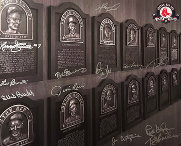 Red Sox Hall of Fall Autographed 16x20 Photo - 01