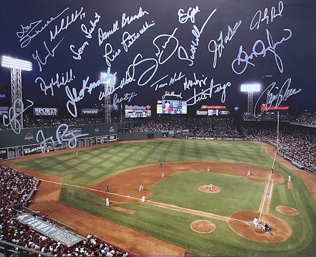Red Sox Alumni Autographed 16x20 Photo - 03