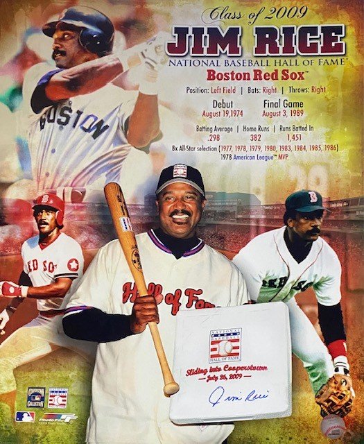 Jim Rice Autographed 16x20 Photo - 08