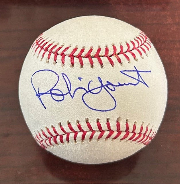 Hall of famer Robin yount signed baseball