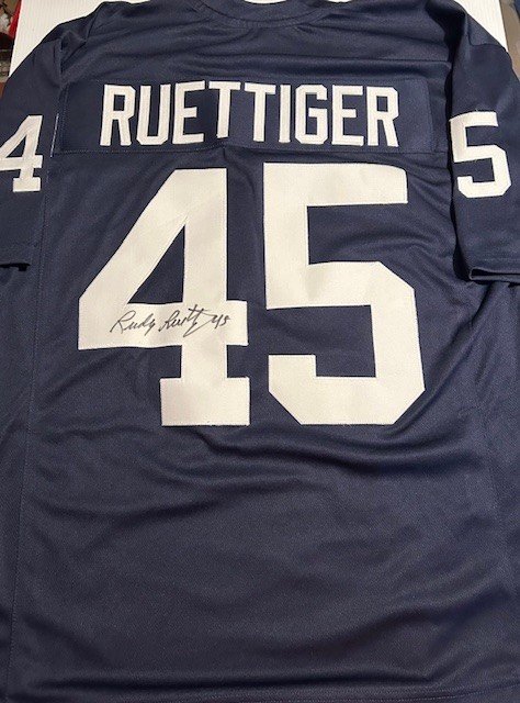 Rudy Ruettiger Autographed Jersey - 01