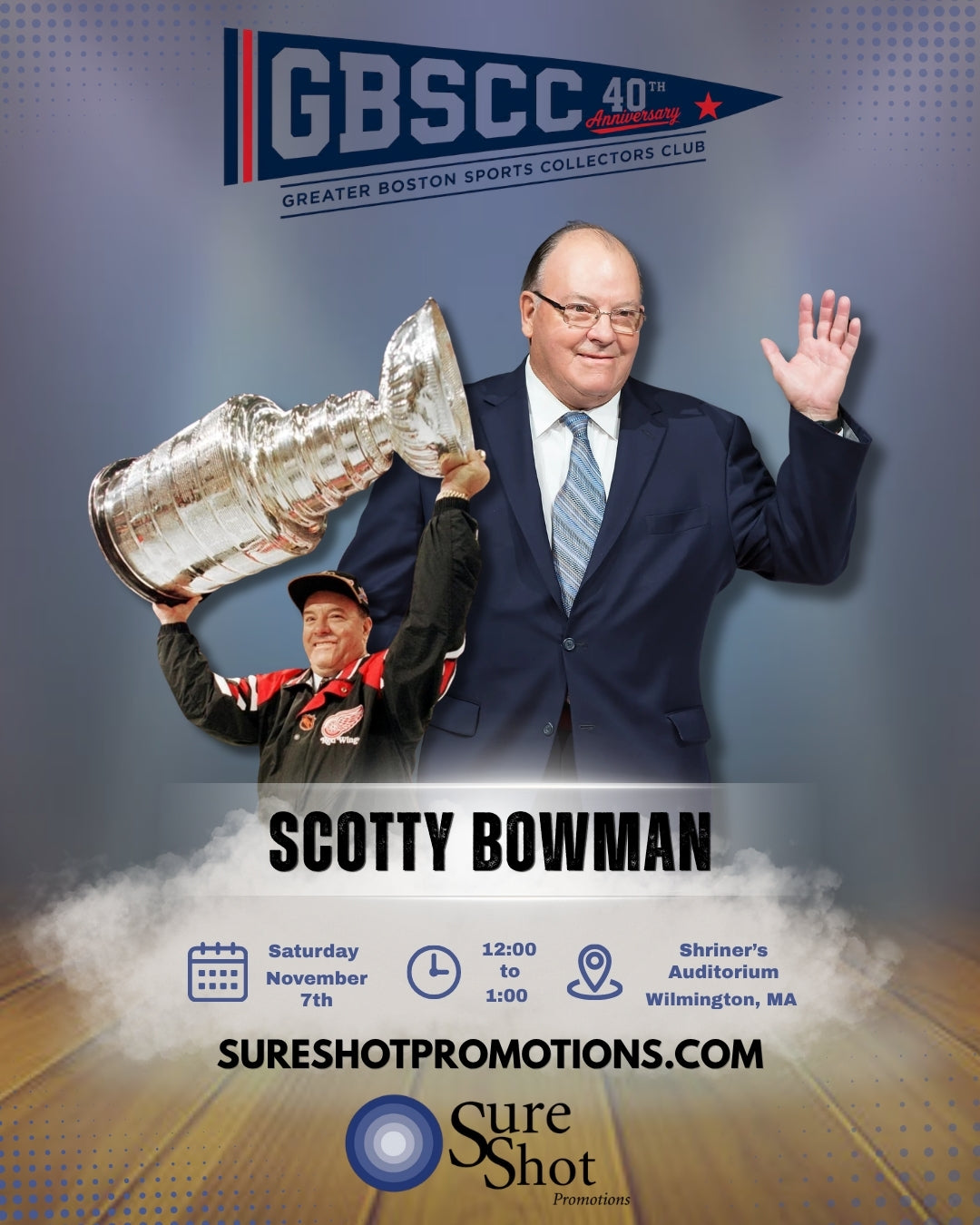 Scotty Bowman Public Autograph Signing: SATURDAY 11/7/2026