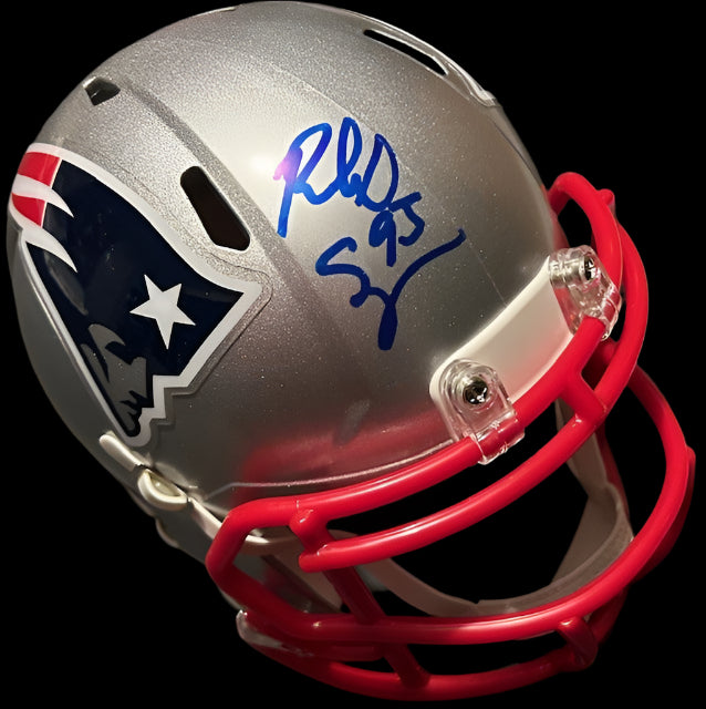 Richard Seymour Autographed Mini Helmet - 01