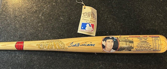 Ted Williams Autographed Player Series Bat - 01