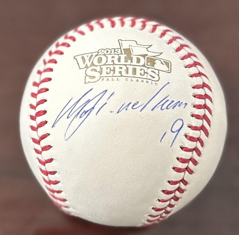 Koji Uehara Autographed World Series Baseball - 01