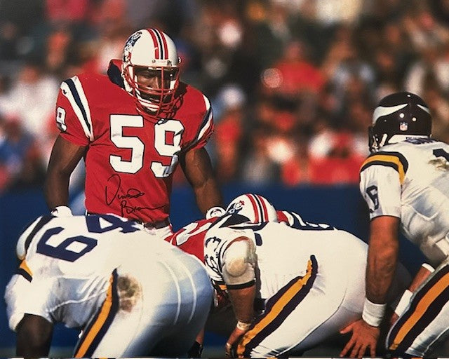 Vincent Brown signed Pats Photo
