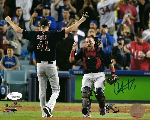 Chrisitan Vazquez Autographed 8x10 Photo