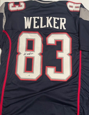 Wes Welker Autographed Jersey - 02