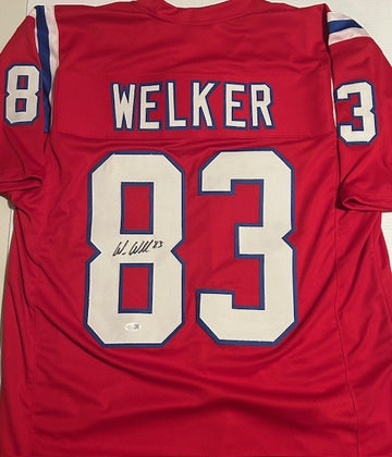 Wes Welker Autographed Jersey - 01