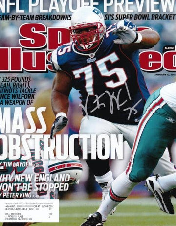 Vince Wilfork Autographed 8x10 Photo -11