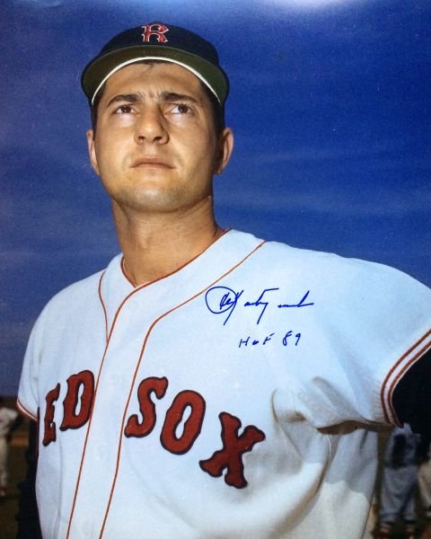 Carl Yastrzemski Autographed 16x20 Photo - 10
