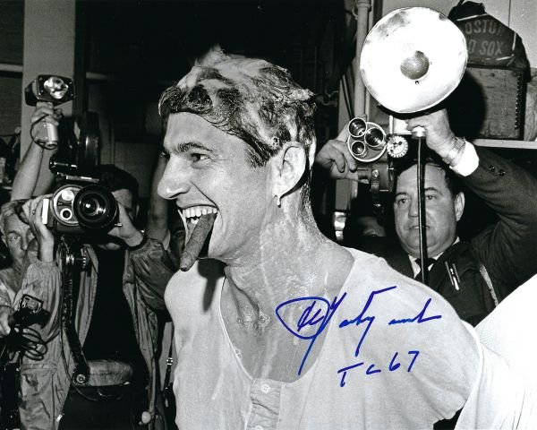 Carl Yastrzemski Autographed 16x20 Photo - 11